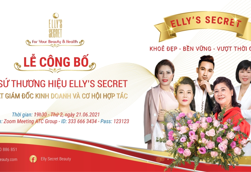 Timestar đơn vị  thực hiện thành công sự kiện online lớn nhất Việt Nam - “Lễ công công bố đại sứ thương hiệu Elly’s Secret, ra mắt giám đốc kinh doanh và cơ hội hợp tác” của tập đoàn ATC